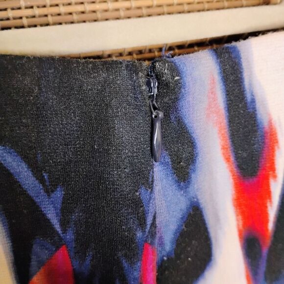 Calvin Klein Sheath Dress Sleeveless Tie Dye Size 14 - Picture 13 of 13